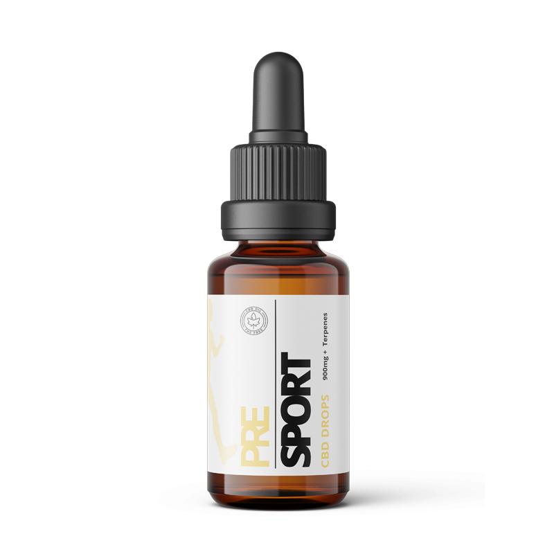 BNATURAL CBD Drops 900mg - Pre Sport - Inspired Life CBD