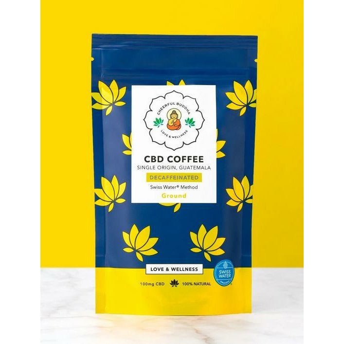 CBD Infused Coffee - Ground &amp; Beans (Swiss Water Decaffeinated) - Inspired Life CBD