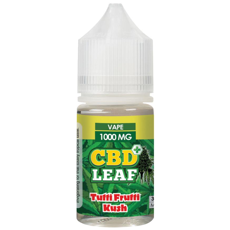 CBD Leaf Vape - 1000mg - 30ml - Inspired Life CBD