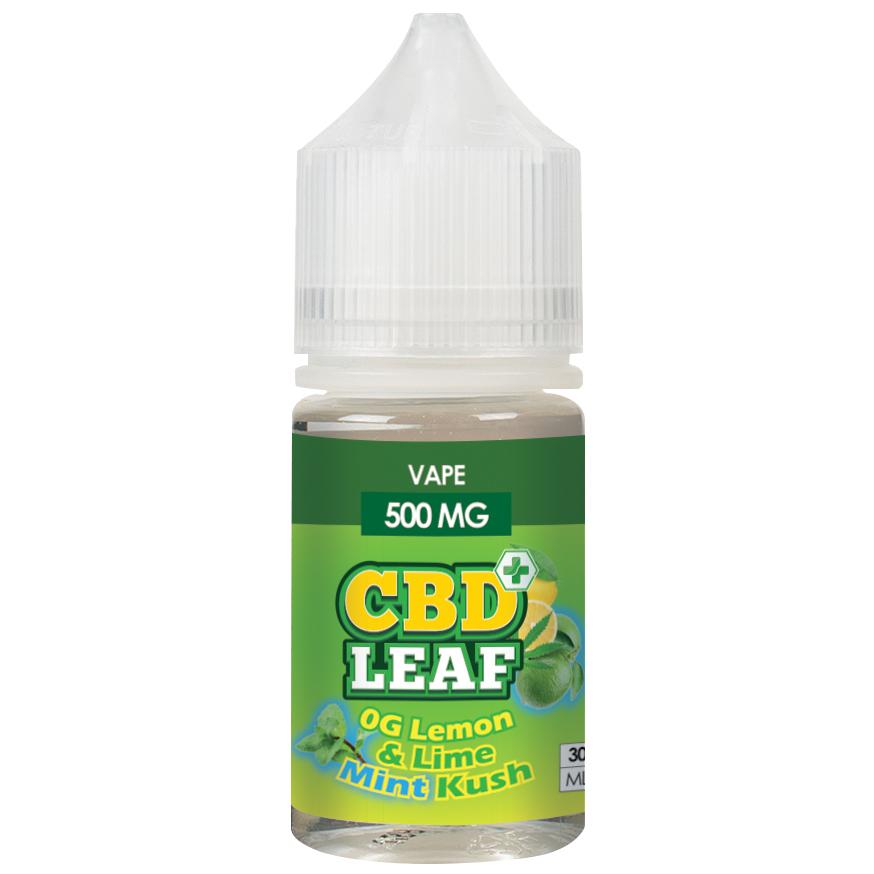 CBD Leaf Vape - 500mg - 30ml - Inspired Life CBD