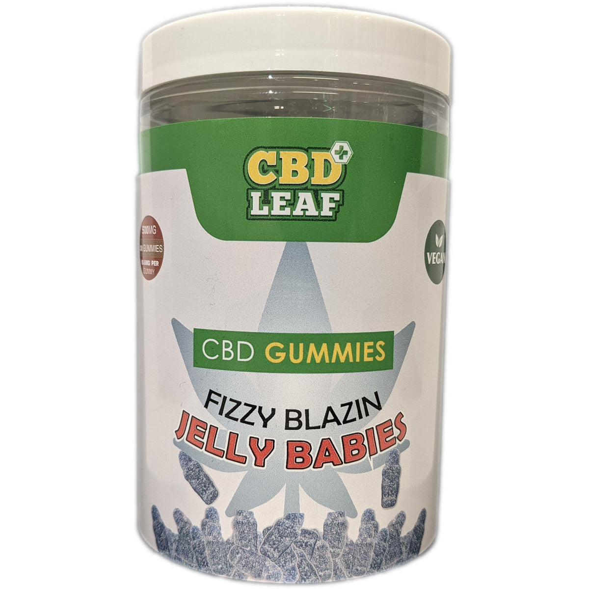 CBDLeaf - Vegan CBD Gummies - 500mg - Inspired Life CBD